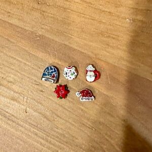 Origami Owl Christmas Charms Lot of 5